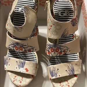 Gianni Bini Floral Heels